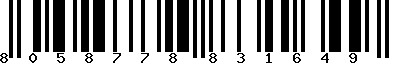 EAN-13 : 8058778831649