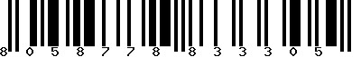 EAN-13 : 8058778833305