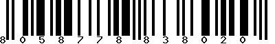 EAN-13 : 8058778838020