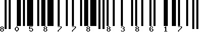 EAN-13 : 8058778838617