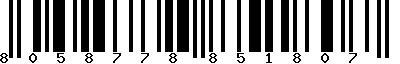 EAN-13 : 8058778851807