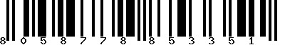 EAN-13 : 8058778853351