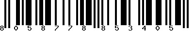 EAN-13 : 8058778853405