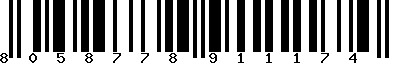 EAN-13 : 8058778911174