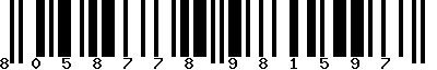 EAN-13 : 8058778981597