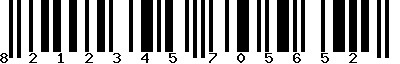 EAN-13 : 8212345705652