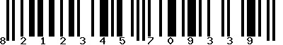 EAN-13 : 8212345709339