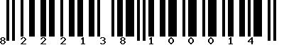 EAN-13 : 8222138100014