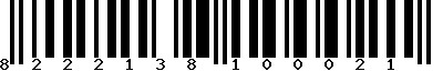 EAN-13 : 8222138100021