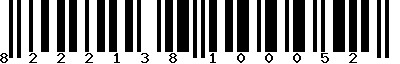 EAN-13 : 8222138100052