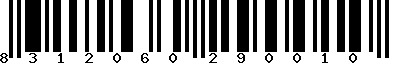 EAN-13 : 8312060290010