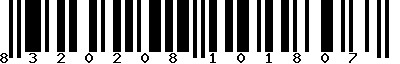 EAN-13 : 8320208101807