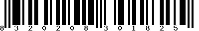 EAN-13 : 8320208301825