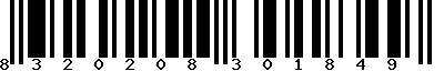 EAN-13 : 8320208301849