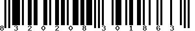 EAN-13 : 8320208301863