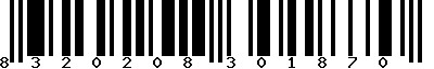 EAN-13 : 8320208301870