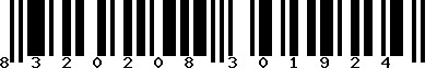 EAN-13 : 8320208301924