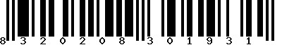 EAN-13 : 8320208301931