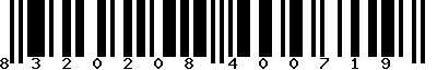 EAN-13 : 8320208400719