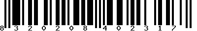 EAN-13 : 8320208402317