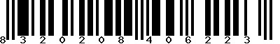 EAN-13 : 8320208406223