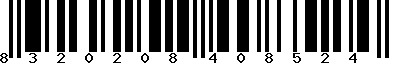 EAN-13 : 8320208408524