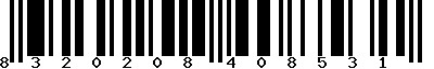 EAN-13 : 8320208408531