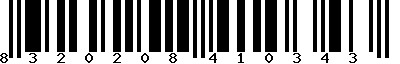 EAN-13 : 8320208410343