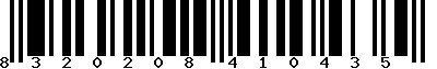 EAN-13 : 8320208410435