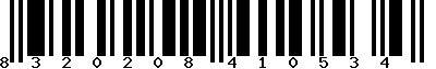 EAN-13 : 8320208410534