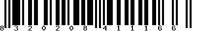 EAN-13 : 8320208411166