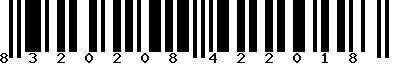 EAN-13 : 8320208422018