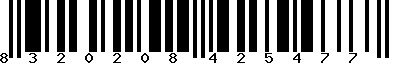 EAN-13 : 8320208425477