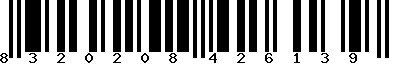 EAN-13 : 8320208426139