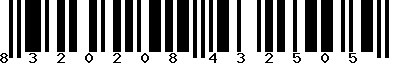 EAN-13 : 8320208432505