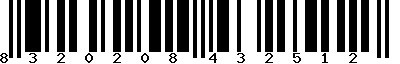 EAN-13 : 8320208432512