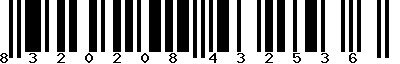 EAN-13 : 8320208432536