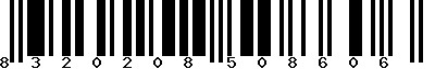 EAN-13 : 8320208508606