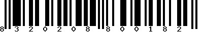 EAN-13 : 8320208800182