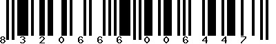 EAN-13 : 8320666006447