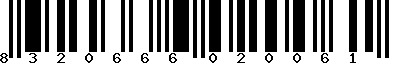 EAN-13 : 8320666020061