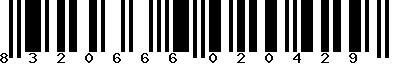 EAN-13 : 8320666020429