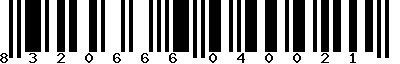 EAN-13 : 8320666040021