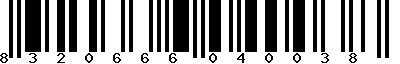 EAN-13 : 8320666040038