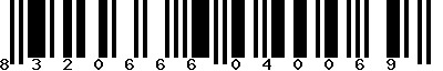 EAN-13 : 8320666040069