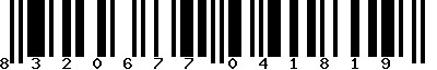 EAN-13 : 8320677041819