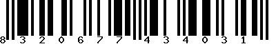 EAN-13 : 8320677434031