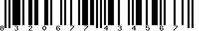 EAN-13 : 8320677434567