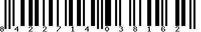 EAN-13 : 8422714038162