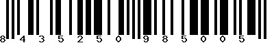 EAN-13 : 8435250985005